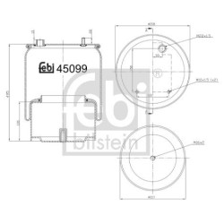 FEBI BILSTEIN Lõõts,õhkvedrustus 45099