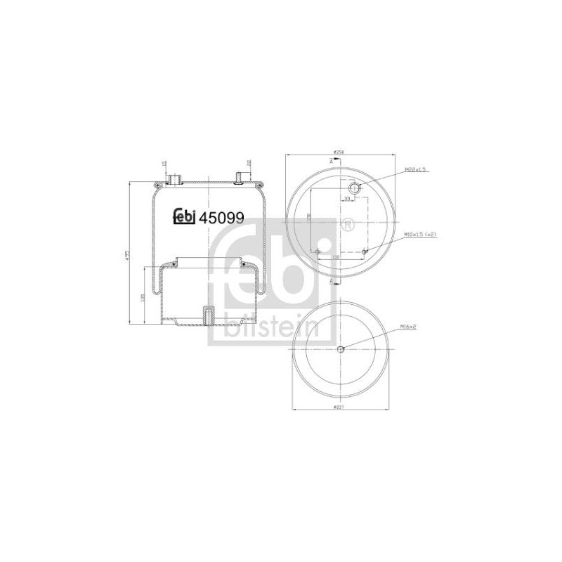 FEBI BILSTEIN Lõõts,õhkvedrustus 45099