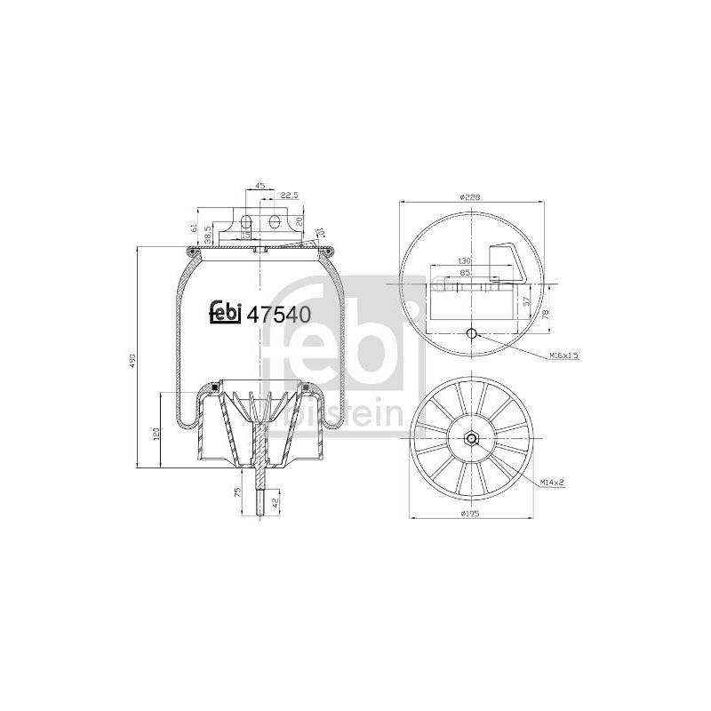 FEBI BILSTEIN Lõõts,õhkvedrustus 47540