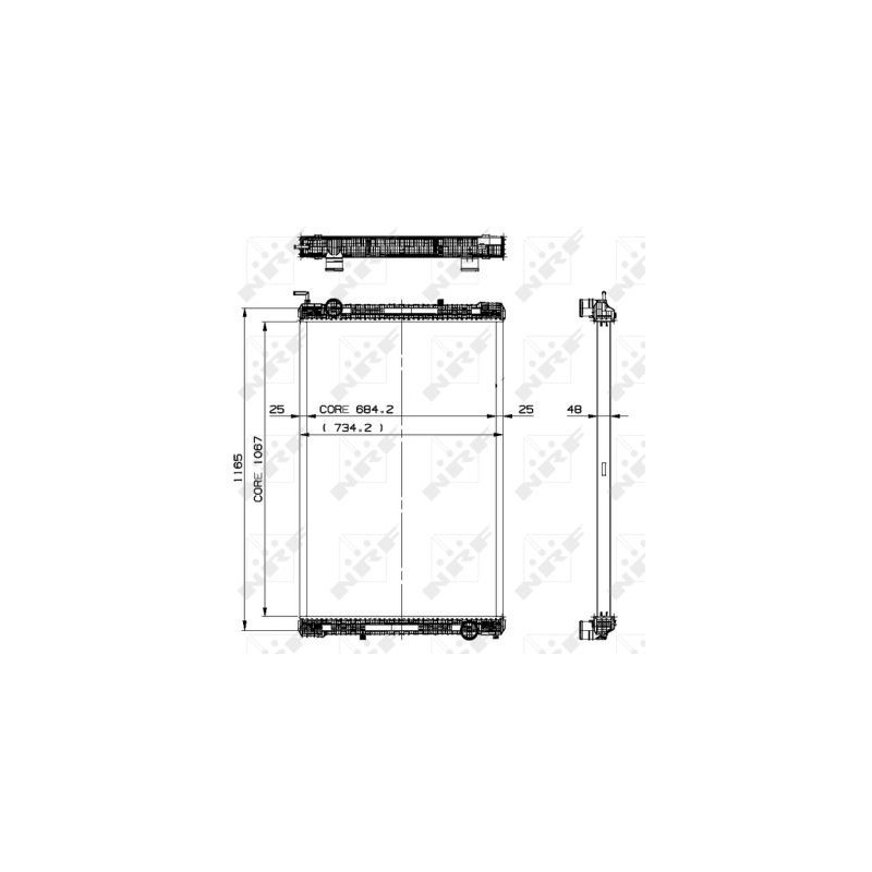 NRF Radiaator,mootorijahutus 509885