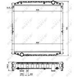 NRF Radiaator,mootorijahutus 51569A