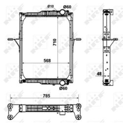 NRF Radiaator,mootorijahutus 53432
