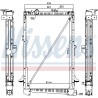 NISSENS Radiaator,mootorijahutus 61442A