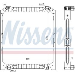 NISSENS Radiaator,mootorijahutus 62349A