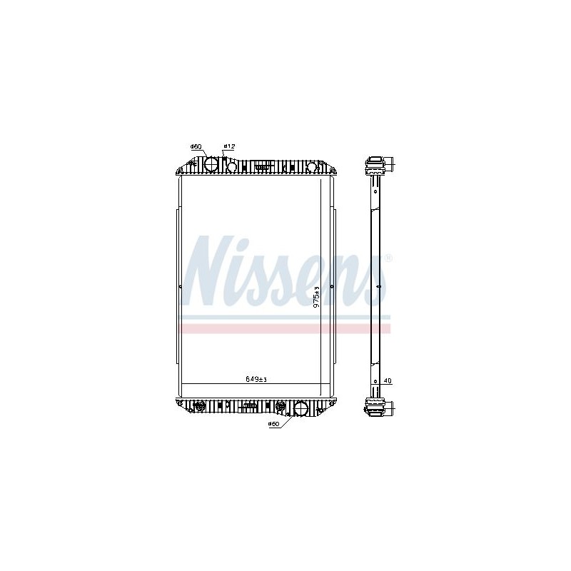 NISSENS Radiaator,mootorijahutus 625710