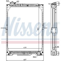 NISSENS Radiaator,mootorijahutus 62646A