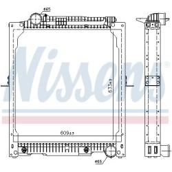 NISSENS Radiaator,mootorijahutus 62647A