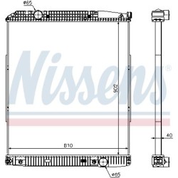 NISSENS Radiaator,mootorijahutus 626530