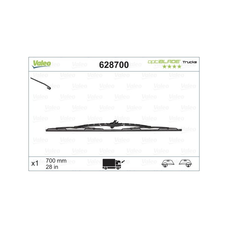 VALEO Klaasipuhastaja kumm 628700