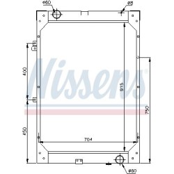NISSENS Radiaator,mootorijahutus 62871