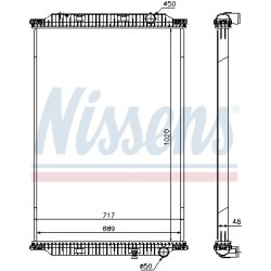 NISSENS Radiaator,mootorijahutus 637780