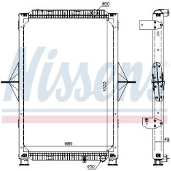 NISSENS Radiaator,mootorijahutus 63778A