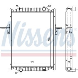 NISSENS Radiaator,mootorijahutus 63782A