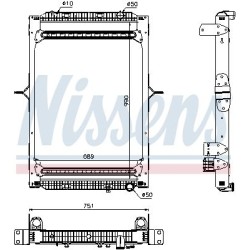 NISSENS Radiaator,mootorijahutus 63785