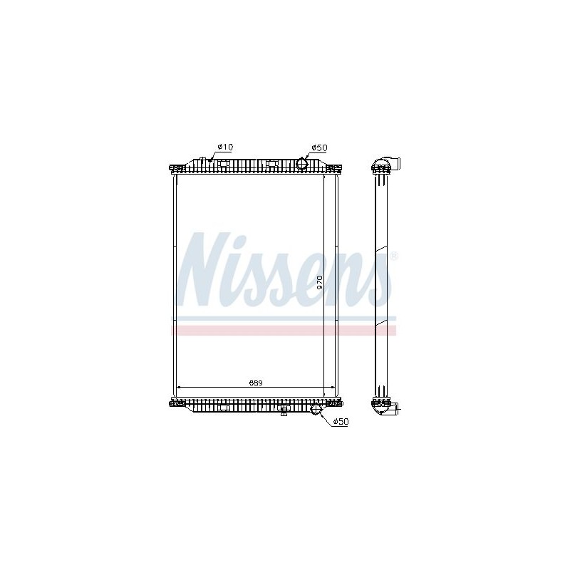 NISSENS Radiaator,mootorijahutus 637860