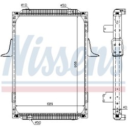 NISSENS Radiaator,mootorijahutus 63787A