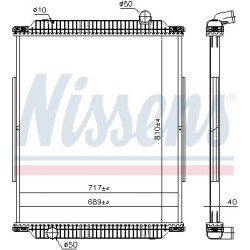 NISSENS Radiaator,mootorijahutus 637890
