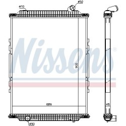 NISSENS Radiaator,mootorijahutus 6378920