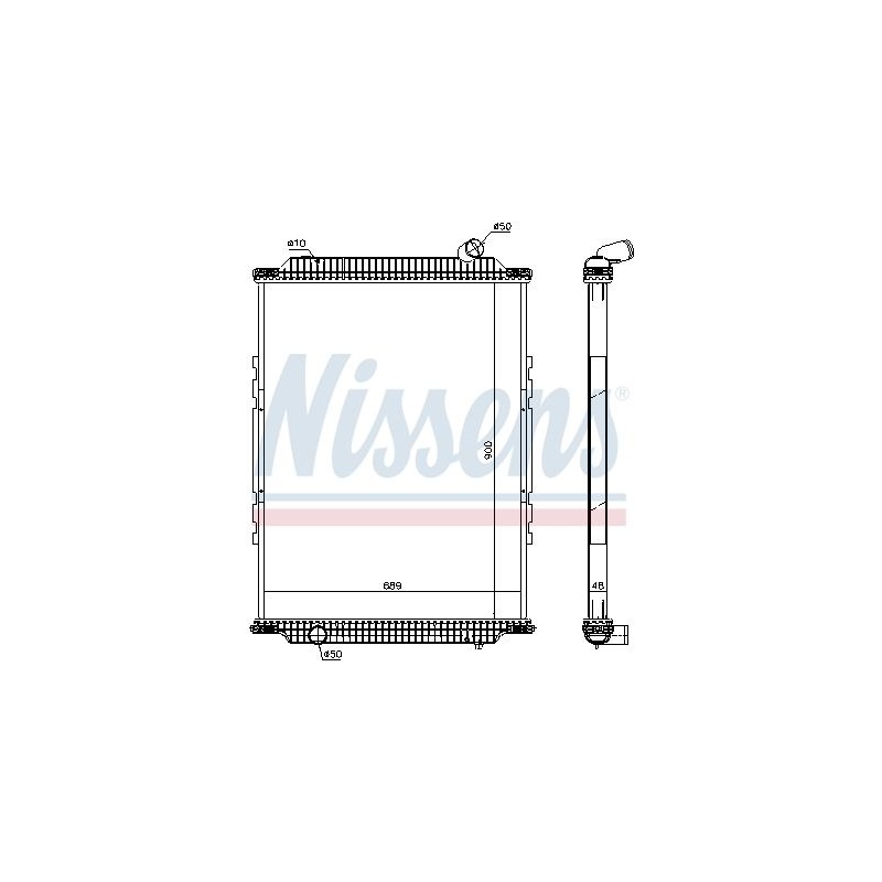 NISSENS Radiaator,mootorijahutus 6378920