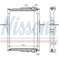 NISSENS Radiaator,mootorijahutus 65475