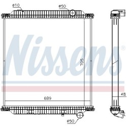 NISSENS Radiaator,mootorijahutus 654760