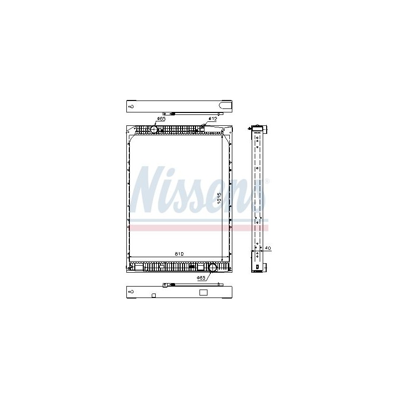 NISSENS Radiaator,mootorijahutus 67169