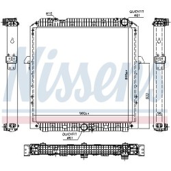 NISSENS Radiaator,mootorijahutus 67191