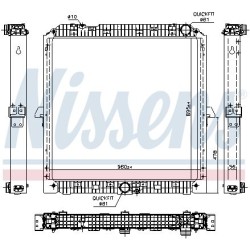NISSENS Radiaator,mootorijahutus 67192