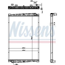 NISSENS Radiaator,mootorijahutus 67193