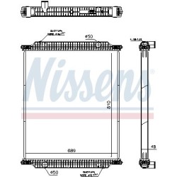 NISSENS Radiaator,mootorijahutus 67197