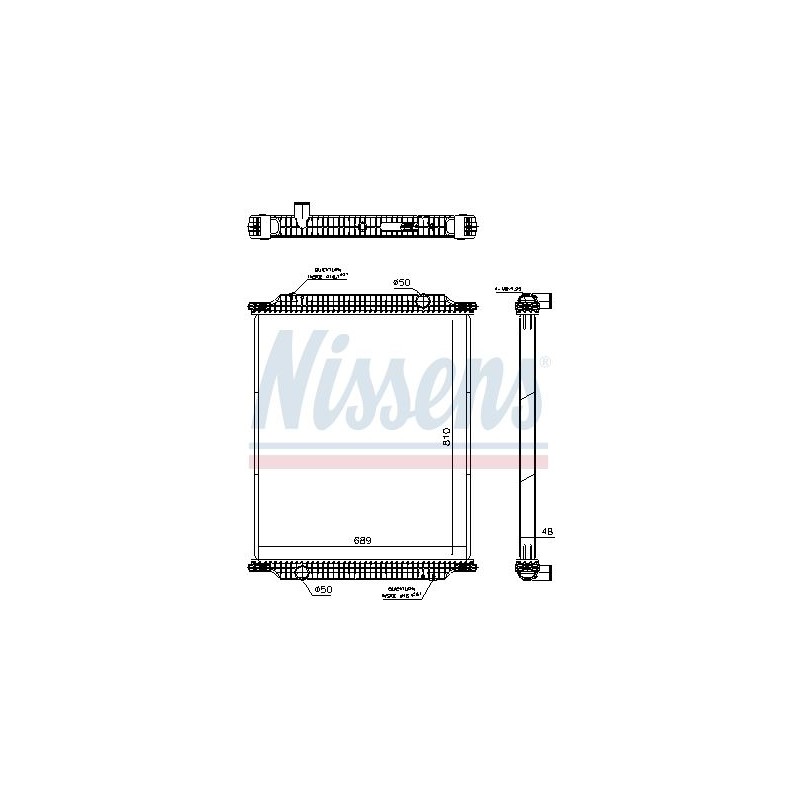 NISSENS Radiaator,mootorijahutus 67197