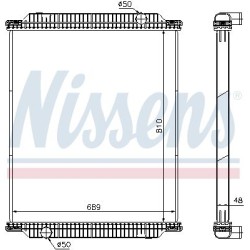 NISSENS Radiaator,mootorijahutus 67218