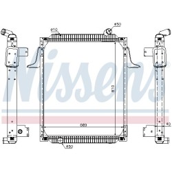 NISSENS Radiaator,mootorijahutus 67245