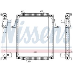 NISSENS Radiaator,mootorijahutus 67257