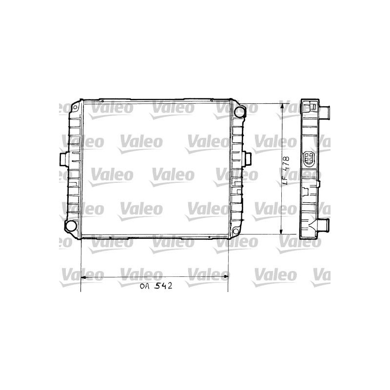 VALEO Radiaator,mootorijahutus 730377