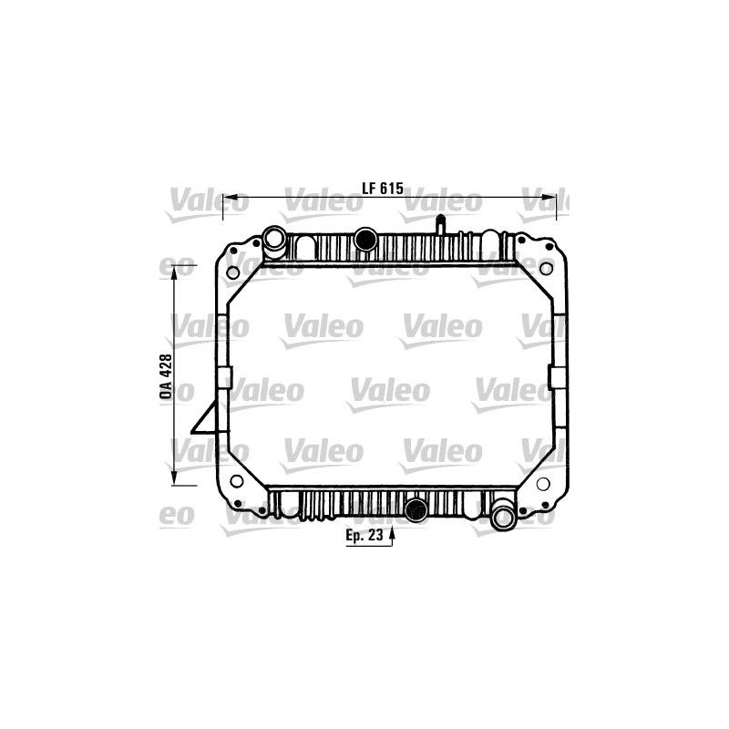 VALEO Radiaator,mootorijahutus 730892