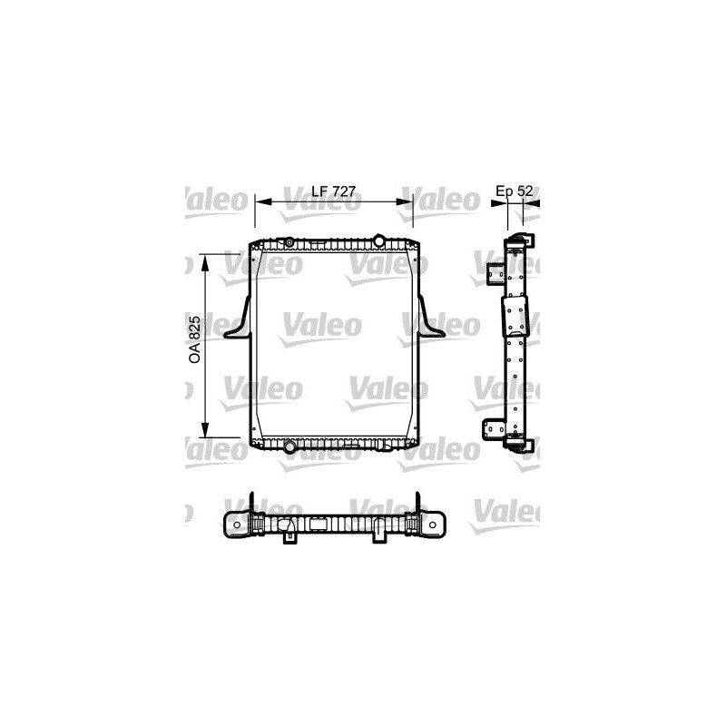 VALEO Radiaator,mootorijahutus 732336