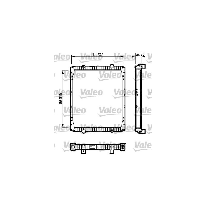 VALEO Radiaator,mootorijahutus 732337