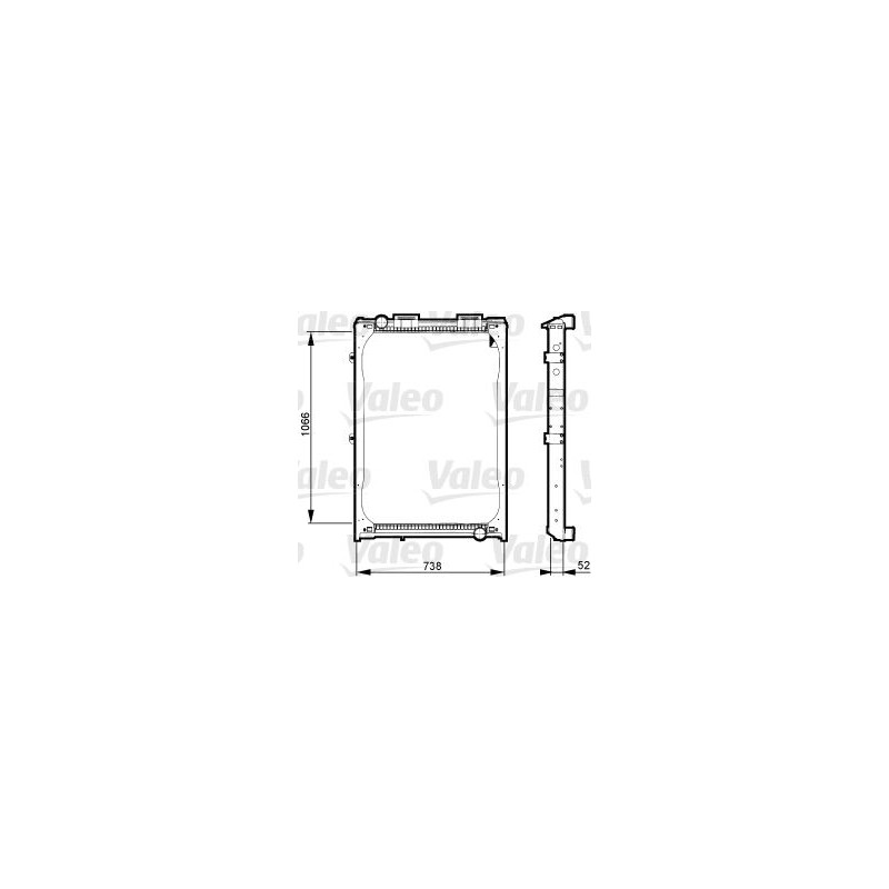VALEO Radiaator,mootorijahutus 732972