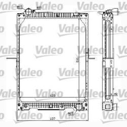 VALEO Radiaator,mootorijahutus 732995