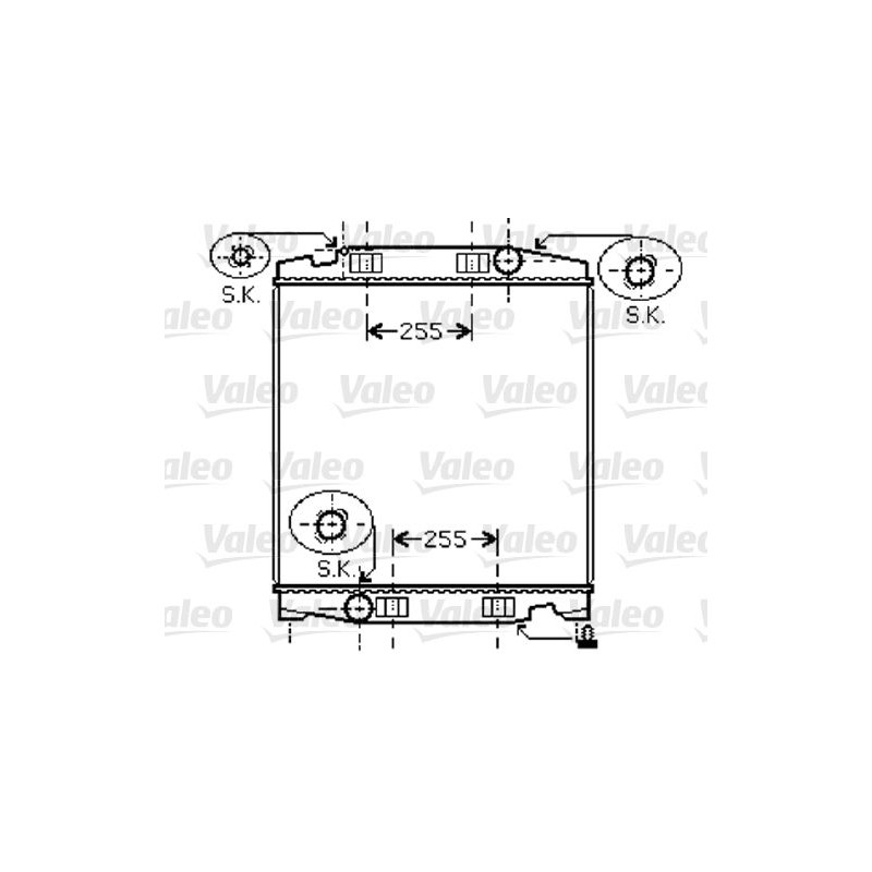 VALEO Radiaator,mootorijahutus 733410