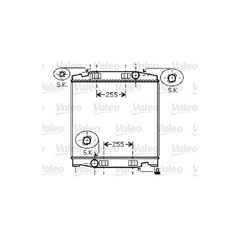 VALEO Radiaator,mootorijahutus 733411