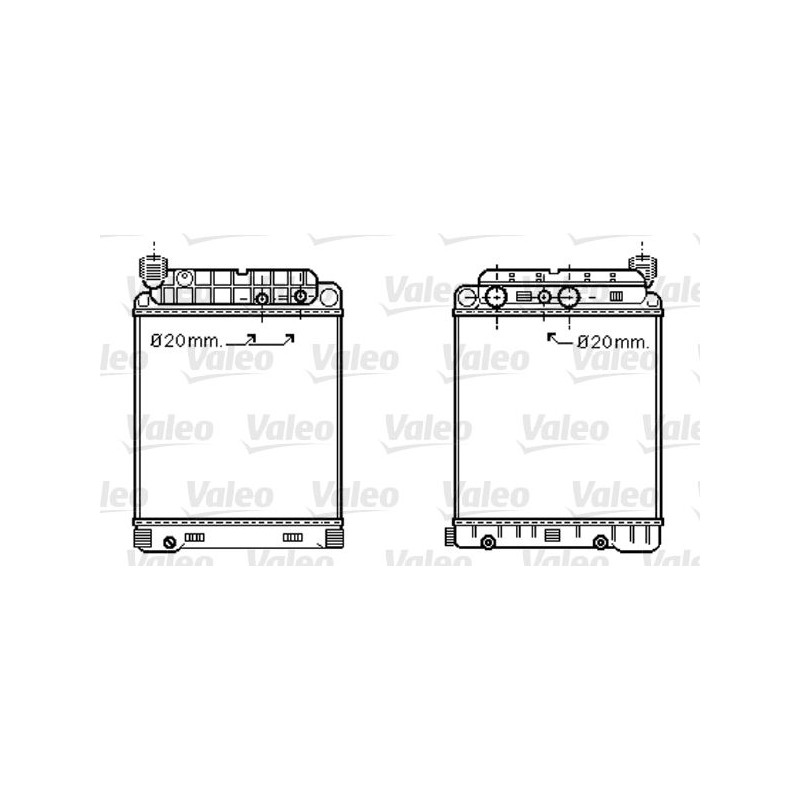 VALEO Radiaator,mootorijahutus 733416