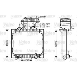 VALEO Radiaator,mootorijahutus 733429