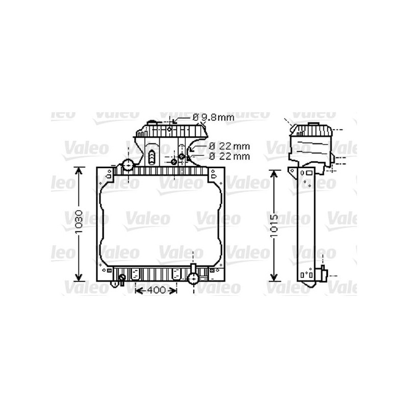 VALEO Radiaator,mootorijahutus 733429
