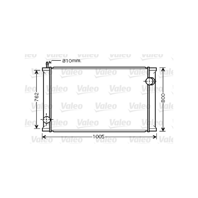 VALEO Radiaator,mootorijahutus 733440