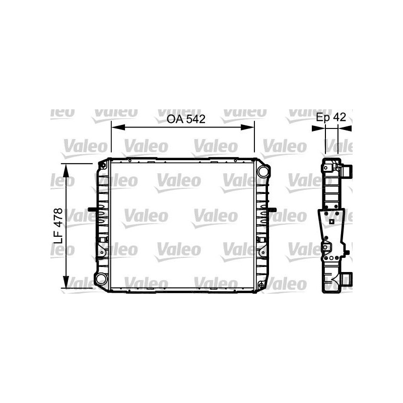 VALEO Radiaator,mootorijahutus 733483