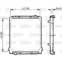 VALEO Radiaator,mootorijahutus 733487