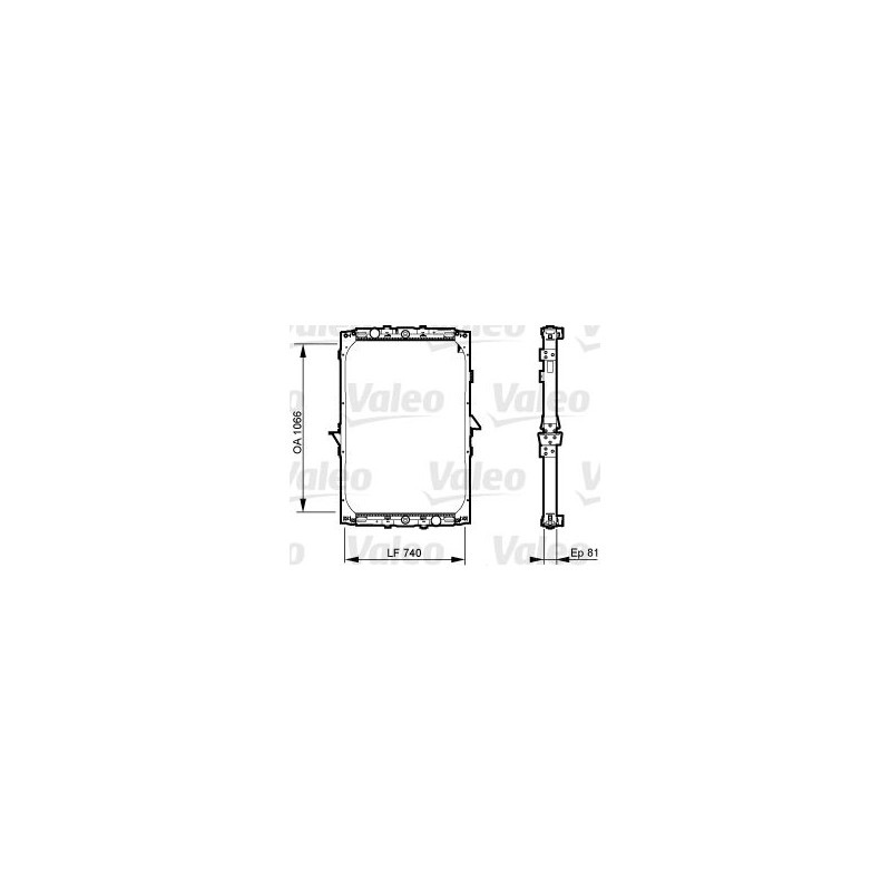 VALEO Radiaator,mootorijahutus 733531