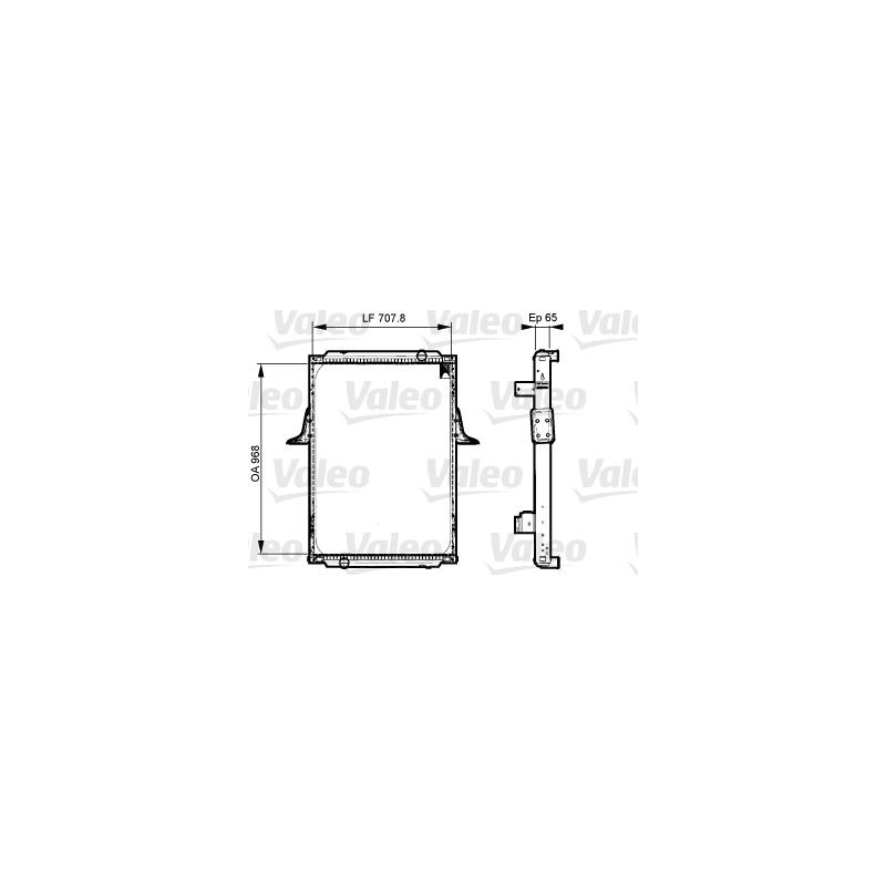 VALEO Radiaator,mootorijahutus 733532